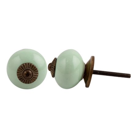 Solid Light Grey Antique Fitting Ceramic Wardrobe Knob Online